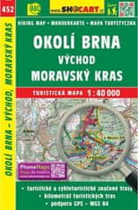 SC 452 Okolie Brna východ, Moravský kras 1:40 000