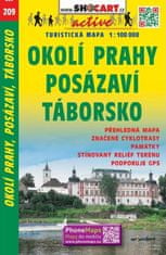 SC 209 Okolie Prahy, Posázaví, Táborsko 1:100 000