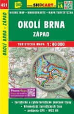 SC 451 Okolie Brna, západ 1:40 000