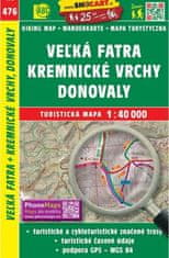 SC 476 Veľká Fatra, Kremnické vrchy, Donovaly 1:40 000