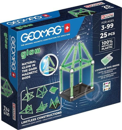 Geomag Glow Recycled 25 dielikov