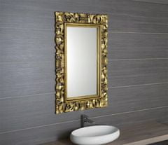 SAPHO SCULE zrkadlo v ráme, 80x120cm, zlatá IN316 - Sapho