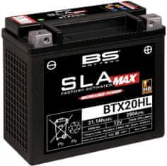 BS-BATTERY továrni aktivovaná motocyklová batéria BTX20HL (FA) (YTX20HL (FA)) SLA MAX