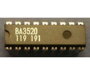 HADEX BA3520-nf zosilňovač pre walkmany, Ucc=1,8-4V, DIP18