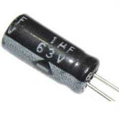 HADEX 1u/63V 105°C 4x7x1,5mm, elektrolyt.kondenzátor radiálny