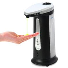 HADEX Bezdotykový automatický dávkovač mydla 400 ml čierny