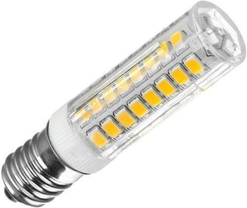 HADEX Žiarovka LED E14 corn, 75xSMD2835, 230V/4,5W, teplá biela