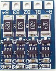 HADEX Balancér pre 4 Li-Ion články 18650, modul HX-JH-001