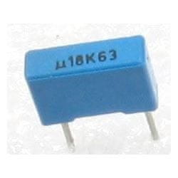 HADEX 180n/63V TC352, zvitkový kondenzátor radiálny, RM=7,5mm