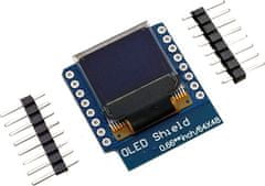 HADEX Displej OLED 0,66” mini, 64x48 znakov, IIC/I2C