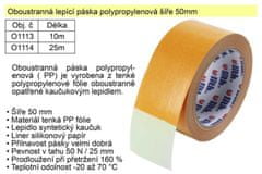 HADEX Lepiaca páska obojstranná polypropylénová 50mmx10m