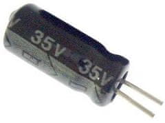 HADEX 47u/35V 105° 6x11x2mm, elektrolyt.kondenzátor radiálny