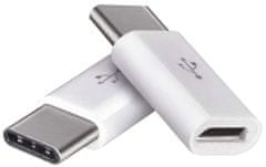 HADEX Redukcia USB micro - USB C - biela