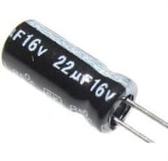 HADEX 22u/16V 105° 5x11x2mm, elektrolyt.kondenzátor radiálny