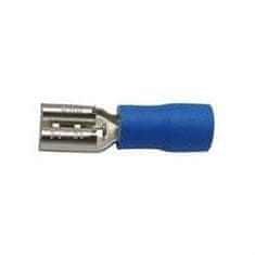 HADEX Faston-zdierka 4,8mm modrá pre kábel 1,5-2,5mm2