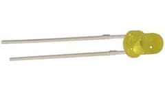 HADEX LED 3mm žltá 2mA 2,5mCd 585nm 35° nízkopríkonová difúzna