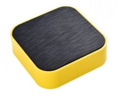 HADEX Krabička plastová, 98x98x32mm, čierna/žltá ABS