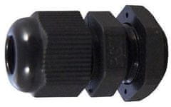 HADEX Káblová priechodka PG-7 pre kábel 3,5-6,5mm čierna