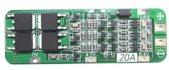 HADEX Ochranný obvod a balancér pre 3 Li-Ion články 18650, prúd do 20A