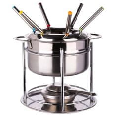 Northix Fondue set pre 6 osôb - nerez 