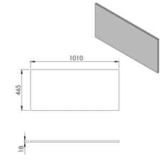 SAPHO CIRASA doska DTDL 101x1, 8x46, 5cm, borovica rustik CR101-1616 - Sapho