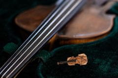 BeWooden drevená brošňa Violin Brooch univerzálna