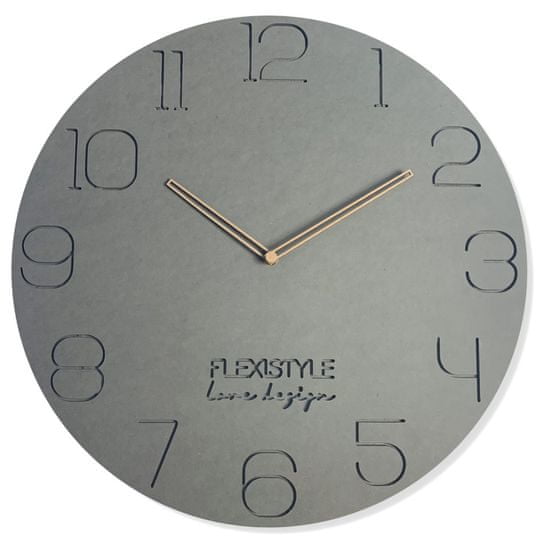 Flexistyle Nástenné ekologické hodiny Eko 4 z210d 1-dx, 50 cm