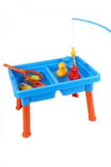 Lean-toys Súprava 2v1 vzdelávací vzdelávací stôl Rybársky stôl 8133