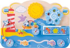 Bigjigs Toys Drevená motorická doska Sea