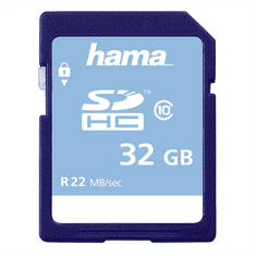 HAMA SDHC 32 GB 22 MB/s CLASS 10