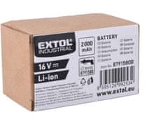 Extol Industrial Batéria akumulátorová, 16V Li-ion, 2000mAh 8791580B