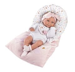 Llorens 73901 NEW BORN HOLČIČKA - realistická bábika bábätko s celovinylovým telom - 40 cm