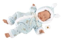 Llorens 63301 LITTLE BABY - spiaca realistická bábika bábätko s mäkkým látkovým telom - 32 cm