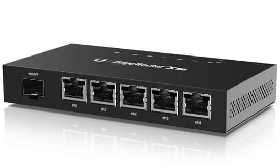 Ubiquiti EdgeRouter X SFP - 5x GbE port, 1x SFP port, 5x PoE 24V (PoE budget 50W)