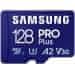 SAMSUNG PRO Plus MicroSDXC 128GB + USB Adaptér / CL10 UHS-I U3 / A2 / V30