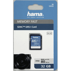 HAMA SDHC 32 GB Class 10, UHS-I 80 MB/s