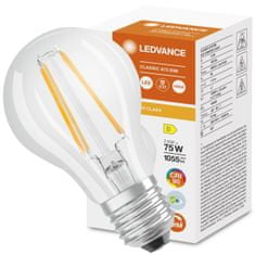 LEDVANCE Stmievateľná LED žiarovka E27 A60 7,5W = 75W 1055lm 4000K Neutrálna biela 300° CRI90 Filament Superior