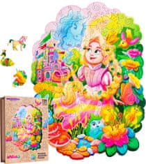 Puzzler Magic Wood Farebné drevené puzzle českej výroby: Amelia Princess of Magic