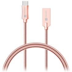 Connect IT USB kábel CCA-5010-RG USB-C (Type C) - USB, 1m, růžově-zlatý