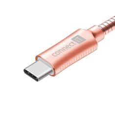 Connect IT USB kábel CCA-5010-RG USB-C (Type C) - USB, 1m, růžově-zlatý