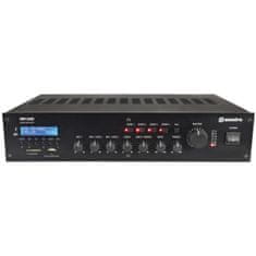 Adastra RM120D, 100V mixážny 4-zónový zosilňovač, FM/DAB, BT, USB/SD