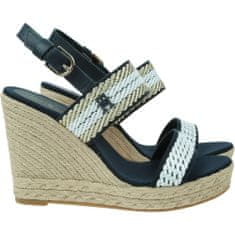 Tommy Hilfiger Sandále 40 EU Golden Webbing Wedge