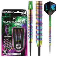 Winmau Šípky steel Simon Whitlock World Cup Rainbow SE 24g, 90% wolfram