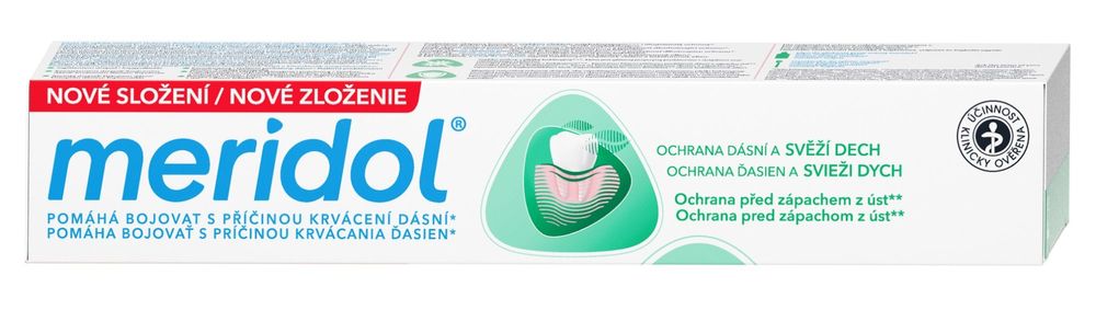 Meridol Zubná pasta ochrana ďasien a svieži dych 75 ml