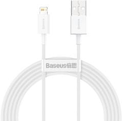 BASEUS kábel Superior saries USB-A - Lightning, rychlonabíjecí, 2.4A, 2m, biela