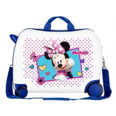 Jada Toys Detský cestovný kufor na kolieskach / odrážadlo MINNIE MOUSE Blue, 34L, 2399864