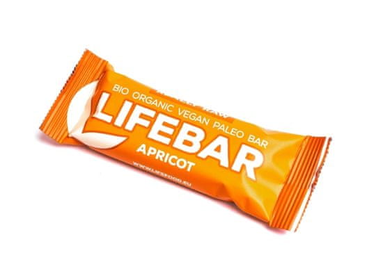 Lifefood Tyčinka Lifebar Bio Raw marhuľová 47g