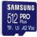 SAMSUNG PRO Plus MicroSDXC 512GB + SD Adaptér / CL10 UHS-I U3 / A2 / V30