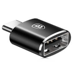 BASEUS CATOTG-01 Adaptér z USB-A na USB-C Black