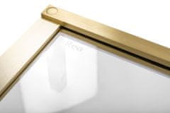 REA Hugo, 1-krídlové sprchové dvere 80x200 cm, zlatá matná, REA-K8410